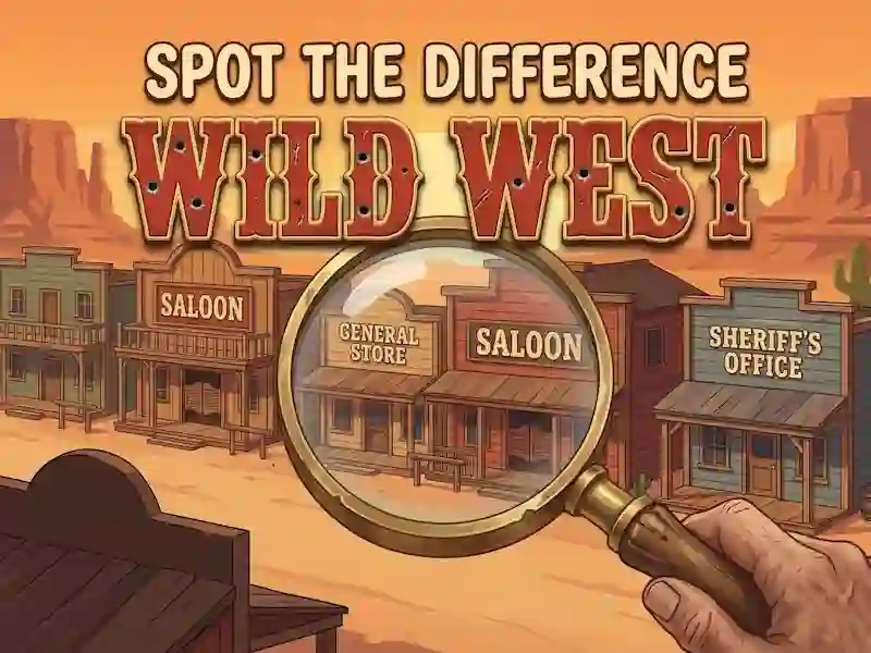 Spot The Difference Wild West