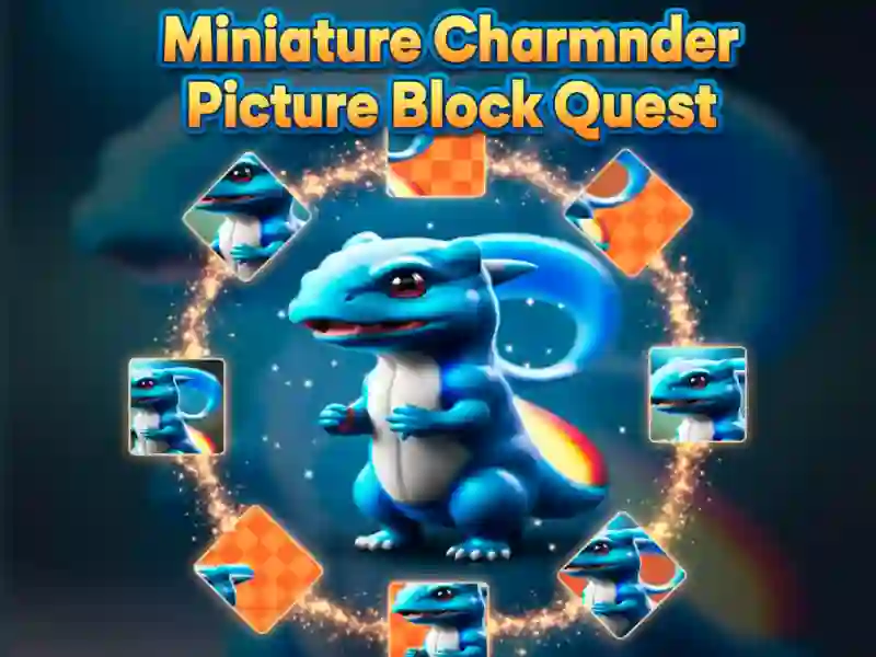 Miniature Charmander Picture Block Quest