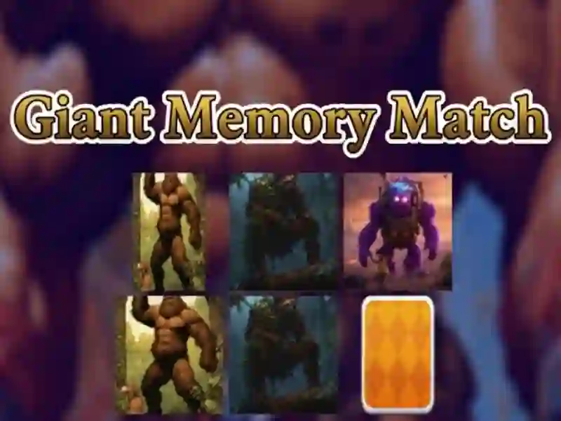 Игра Гигант: Матч памяти онлайн Игра Гигант: Матч памяти онлайн