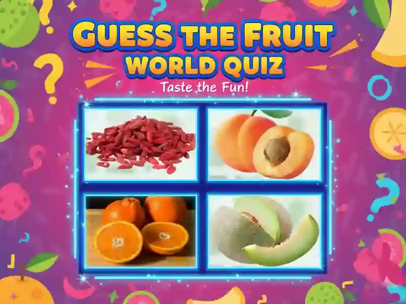 Guess The Fruit World Quiz