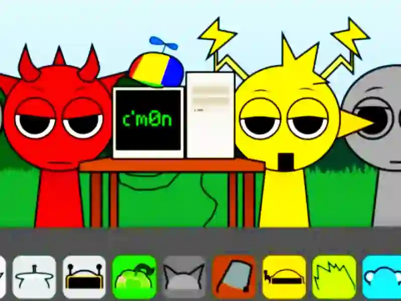 Игра Спрунки: Повторная сдача онлайн Игра Спрунки: Повторная сдача онлайн