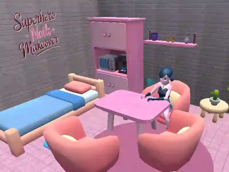 Superhero Nails Makeover