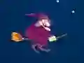 Игра Ведьма, летающая на Хэллоуин онлайн