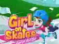 Игра Девушка на роликах: Бумажный взрыв онлайн
