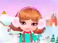 Игра Зимняя одевалка малышки Хален онлайн Игра Зимняя одевалка малышки Хален онлайн