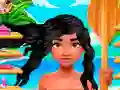Игра Полинезийская принцесса: Реальные прически онлайн