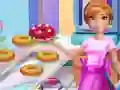 Annie Cooking Donuts