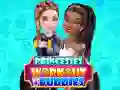 Игра Принцессы: Тренировка друзей онлайн Игра Принцессы: Тренировка друзей онлайн