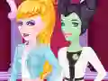 Игра Принцессы против Злодеек: Обмен лицами онлайн Игра Принцессы против Злодеек: Обмен лицами онлайн