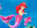 Игра Одень маленькую принцессу-русалку онлайн