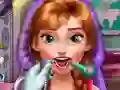 Игра Ледяная принцесса у стоматолога онлайн Игра Ледяная принцесса у стоматолога онлайн