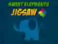 Игра Сладкая мозаика слонов онлайн