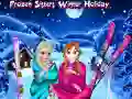 Игра Зимние сестры: Зимний отдых онлайн
