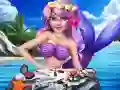 Игра Косметический стиль принцессы русалки онлайн