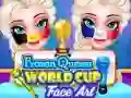 Игра Ледяная королева: Чемпионат мира по  украшению лица онлайн Игра Ледяная королева: Чемпионат мира по  украшению лица онлайн