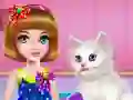 Игра Китти: уход и стрижка онлайн Игра Китти: уход и стрижка онлайн