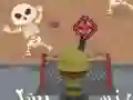 Игра Защита от скелета онлайн