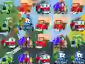 Игра Мультяшные грузовички Матч 3 онлайн