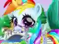 Игра Забота за радужным пони онлайн Игра Забота за радужным пони онлайн