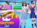 Игра Стиль катания на роликах для принцессы онлайн