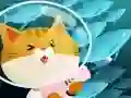 Игра Кошка ловит рыбу онлайн Игра Кошка ловит рыбу онлайн