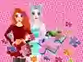 Игра Пазлы: Такие разные принцессы онлайн