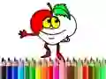 Back To School: Fruits Coloring