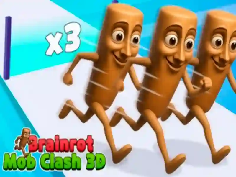 Brainrot Mob Clash 3D