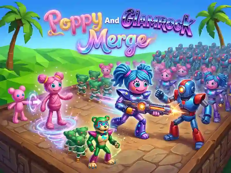 Poppy And Glamrock Merge
