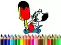 Back To School: Mouse Coloring