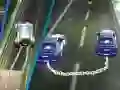 Chained Impossible Driving Police Cars