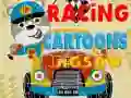 Игра Мультяшные гонки Пазл онлайн