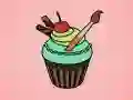 Yummy Cupcake Coloring