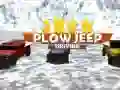 Winter Snow Plow Jeep Driving