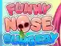 Игра Забавная операция на носе онлайн Игра Забавная операция на носе онлайн