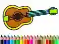 Back To School: Music Instrument Coloring Book