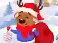 Игра Рождественский олень Пазл онлайн