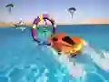 Floating Water Surfer Car Driving: Beach Racing