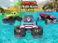 Monster Truck Beach Surfing