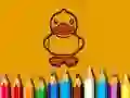 Back To School: Ducks Coloring Book
