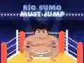 Игра Большой сумоист должен прыгать онлайн Игра Большой сумоист должен прыгать онлайн