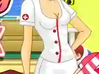 Игра Поцелуй медсестры онлайн Игра Поцелуй медсестры онлайн