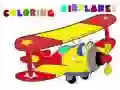 Coloring Book Airplane