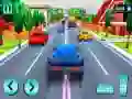 Car Racing in Fast Highway Traffic
