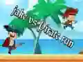 Игра Джейк и пираты Нетландии: Джейк против бегущего пирата онлайн Игра Джейк и пираты Нетландии: Джейк против бегущего пирата онлайн