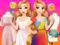 Игра Принцессы орудуют краской онлайн