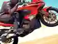 Highway Traffic Moto Stunt Racer