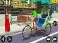 Bicycle Tuk Tuk Auto Rickshaw New Driving