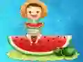 Игра Арбуз и напитки: Пазл онлайн
