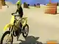 Motor Cycle Beach Stunt